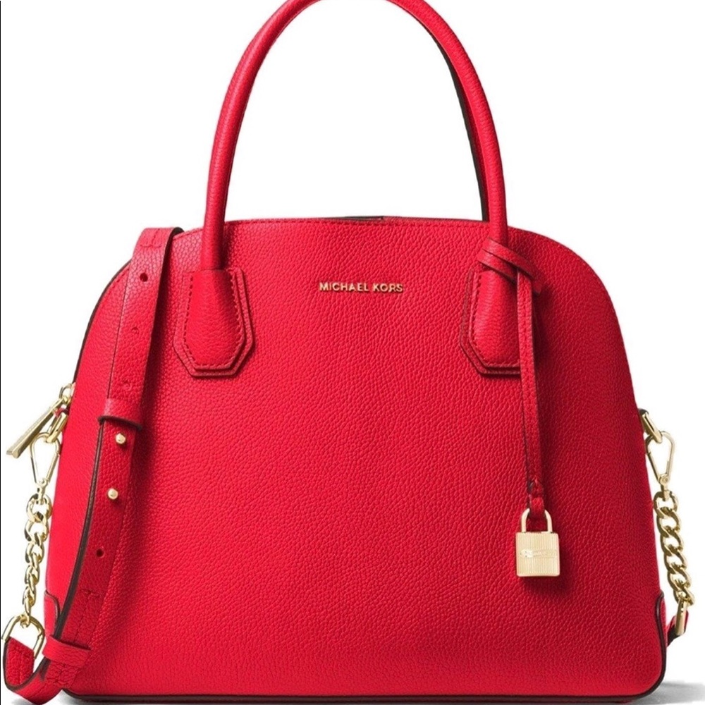 Authentic Michael Kors Mercer Large Dome Satchel